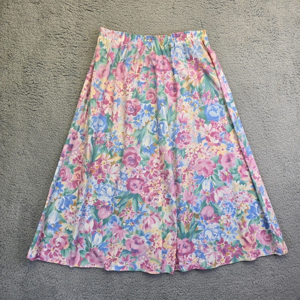 Cricket Lane 2 Piece Set Womens 12 Floral Skirt Top Vintage Cottagecore Pastel - Picture 11 of 16